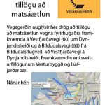 Vegagerðin matsáætlun