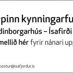 Isafjardarbaer_OpinnFundur_635x150pix